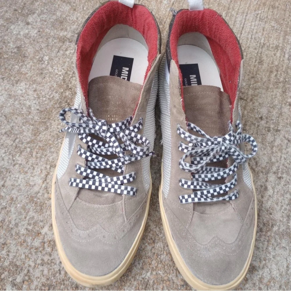 Golden Goose Beige and Black High-Tops - Picture 2 of 4